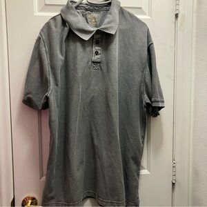 Red Head denim washed classic polo shirt Gray Men’s 3XL